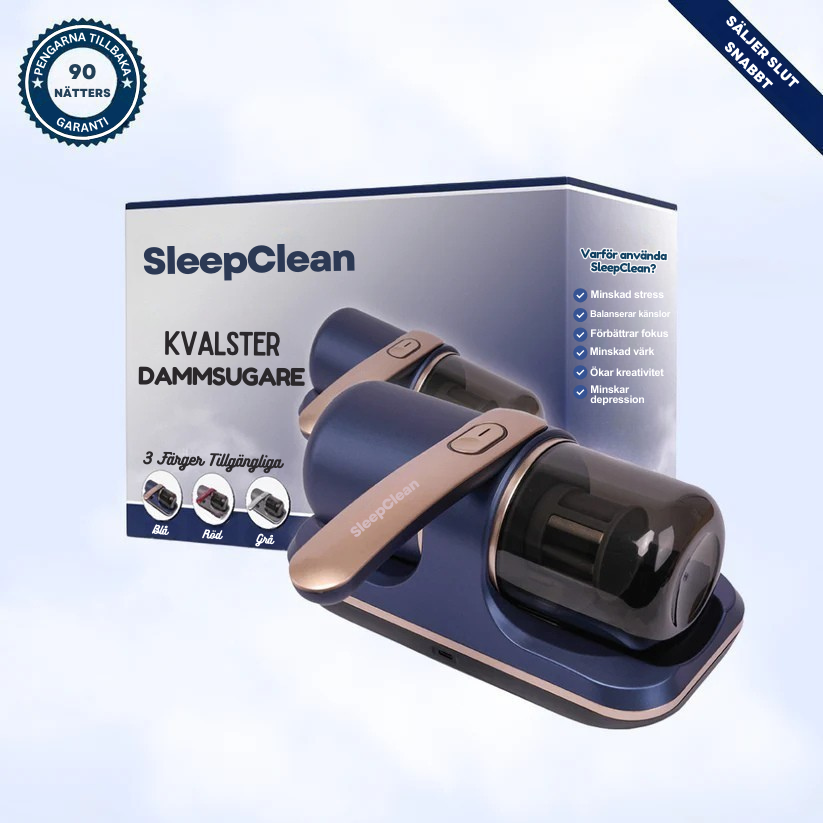 CleanSleep MiteVac | För en hälsosammare sömn utan kvalster