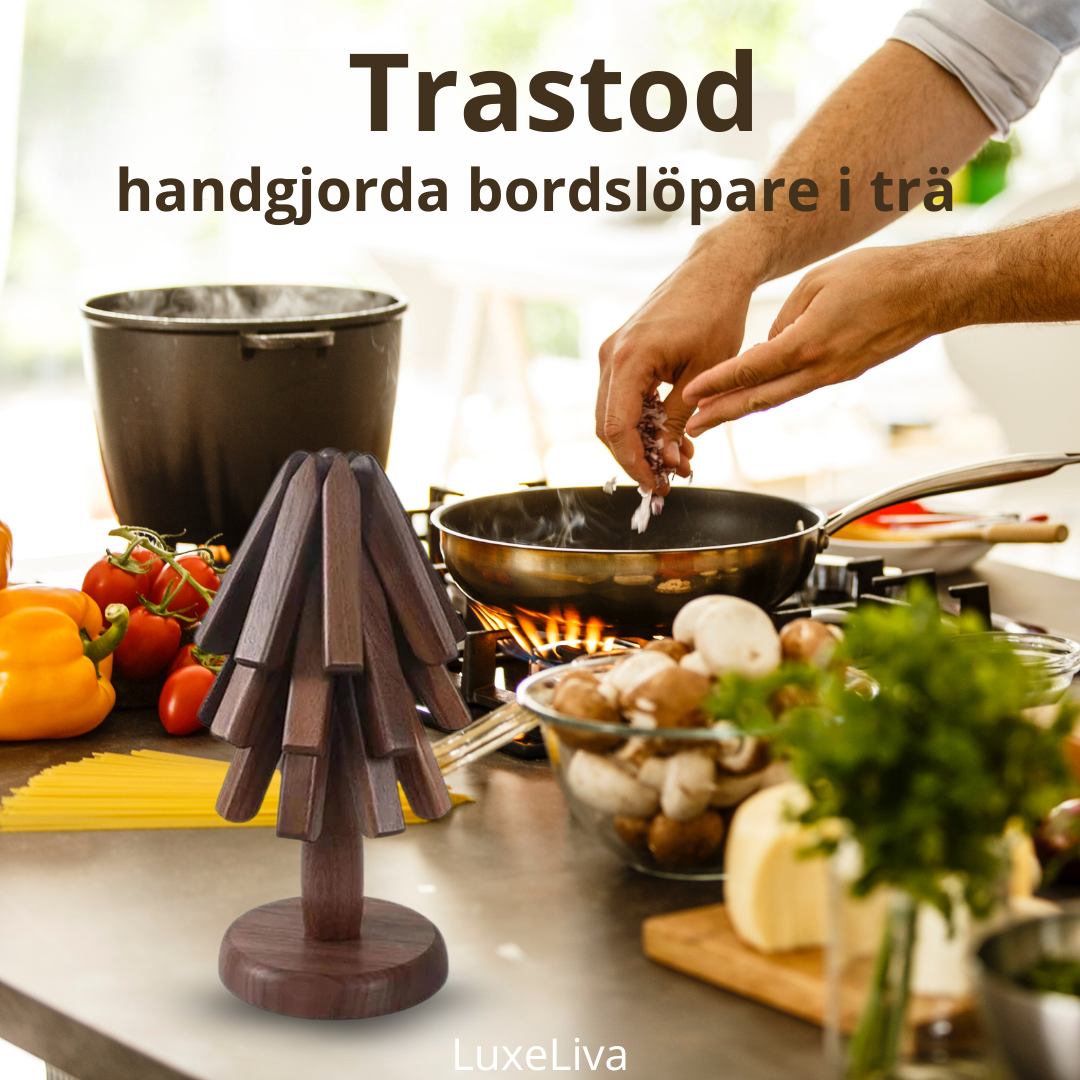 TräStöd - handgjort grytunderlägg i trä