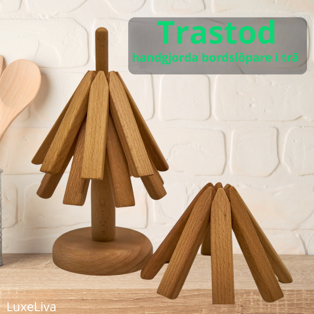 TräStöd - handgjort grytunderlägg i trä