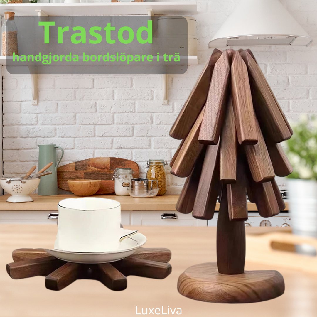 TräStöd - handgjort grytunderlägg i trä